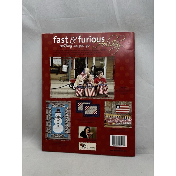 Fast Furious Holiday Quilting Pattern Book Gudrun Erla Sewing Christmas Stocking - Picture 2 of 7